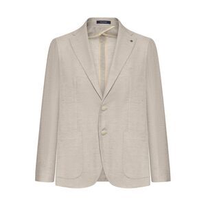 Tagliatore Men Montecarlo Tailored Linen Jacket